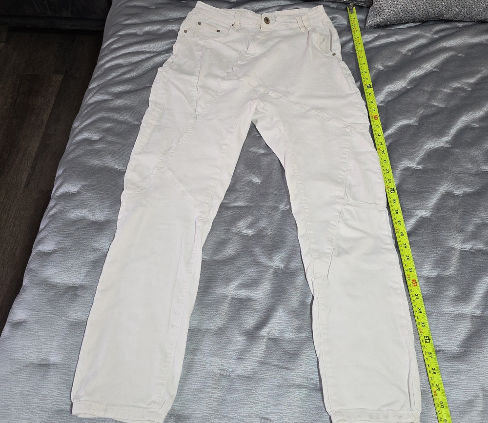 Women's White Track Pants